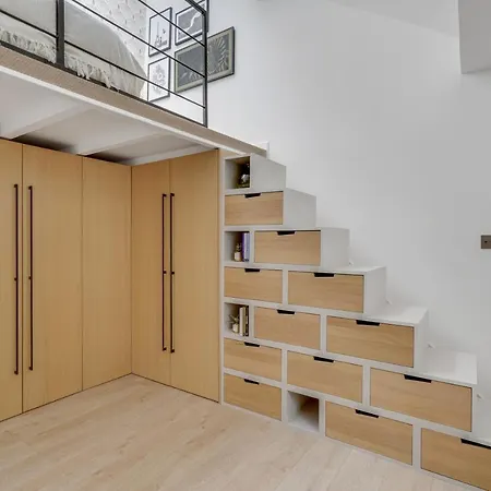 Amazing Historical Parisien Loft Next To Louvre Area-4 Apartment Paris